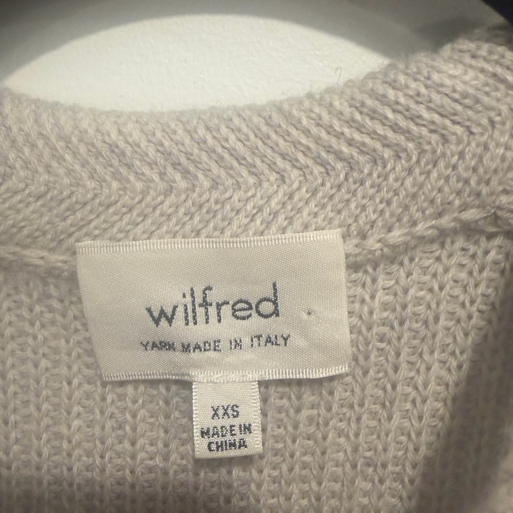 Wilfred Palmier Italian Wool Tunic Sweater – XXS - Picture 4 of 8